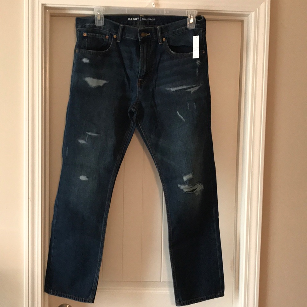 MENS OLD NAVY SLIM PANTS